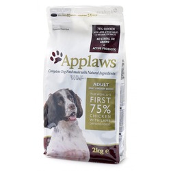 Applaws беззерновой корм для взрослых собак малых и средних пород курица/ягненок