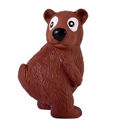 PetStages OH игрушка для собак Tootiez "Медведь" латекс с пищалкой, 22 см