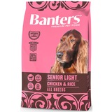 Banters Senior Light курица с рисом сухой корм для собак старше 7 лет и собак склонных к набору избыточного веса.