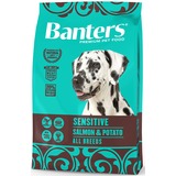 Banters Sensitive лосось с картофелем сухой корм для собак всех пород с чувствительной пищеварительной системой.