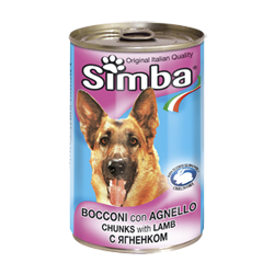 Simba Dog консервы для собак кусочки ягненка