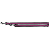 Trixie Поводок-перестежка прорезиненный Fusion, цвет черный с розовым