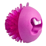 Rogz игрушка Fred с отверстиями для лакомств и массажными насечками, средняя, розовая, FRED TREAT BALL