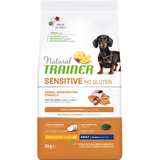 Natural Trainer Sensitive No Gluten Mini Adult Dog – Salmon сухой корм без глютена с лососем для взрослых собак мелких пород