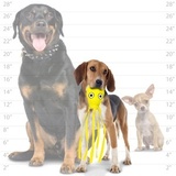 Tuffy супер прочная игрушка для собак "Обитатели океана" Кальмар, малая, желтый, прочность 8/10, Ocean Creature Jr Squid Yellow